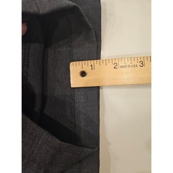 Isaia Napoli Aquaspider Dress Pants Mens 34x30 Dark Gray 100% Wool Italy Made - Picture 10 of 15